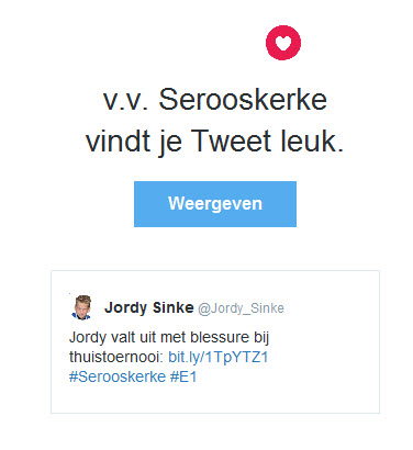 Seroos tweet